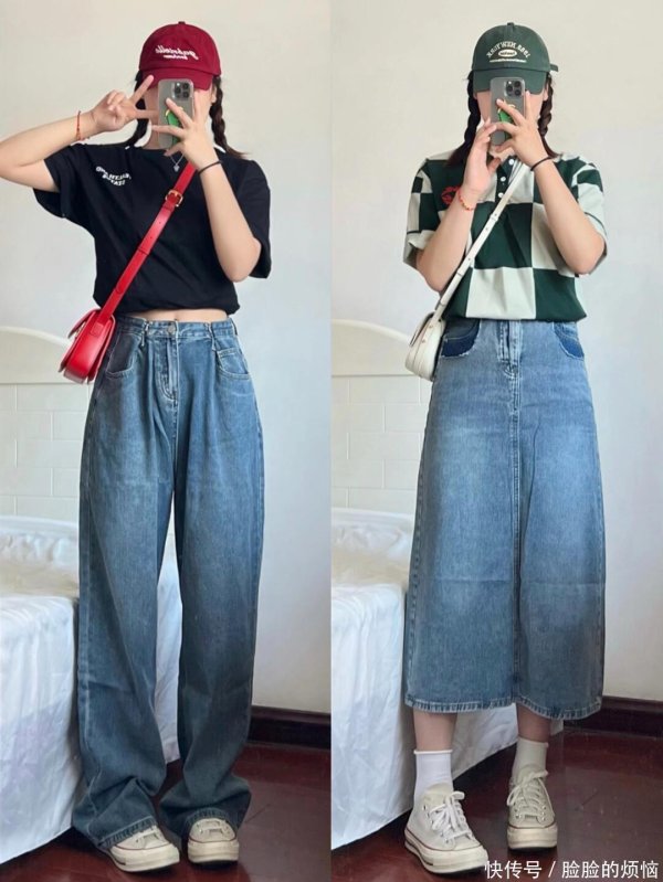 威力财 130斤微胖女生｜夏季休闲T恤显瘦穿搭